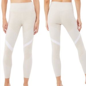 Alo 7/8 High-Waist Alosoft Sheila Legging Bone